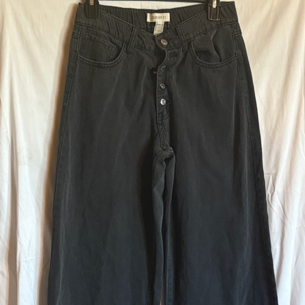 Forever 21 Black Wide Leg Pants